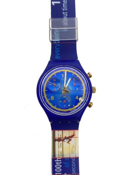SWATCH(スウォッチ) / クォーツ腕時計/アナログ/--/BLU/BLU | 中古品の 