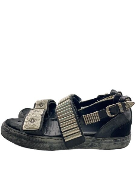 TOGA PULLA(トーガプラ) / METAL SNEAKER SANDALS/38/BLK/レザー/0420G