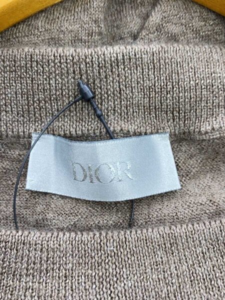 Dior HOMME / ROUND NECK KNITS/ニット・セーター(薄手)/XL/カシミア/GRY/113M647AT220 Dior HOMME(ディオールオム) / ROUND NECK KNITS/ニット・セーター