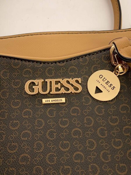 GUESS(ゲス) / ハンドバッグ/PVC/BRW/総柄/SG802807 | 中古品の販売 
