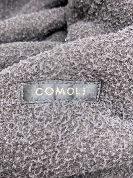 COMOLI(コモリ) / 25AW/シルクフリースジップジャケット/3/シルク/BLK 