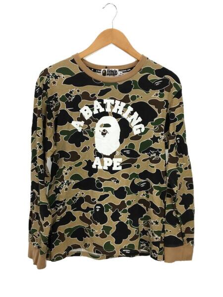 A BATHING APE(アベイシングエイプ) / 長袖Tシャツ/M/コットン 