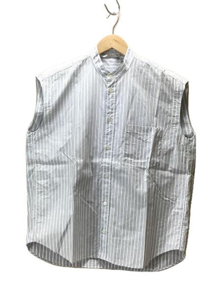 AURALEE(オーラリー) / ノースリーブシャツ/0/コットン/GRY/A20SS04TS 