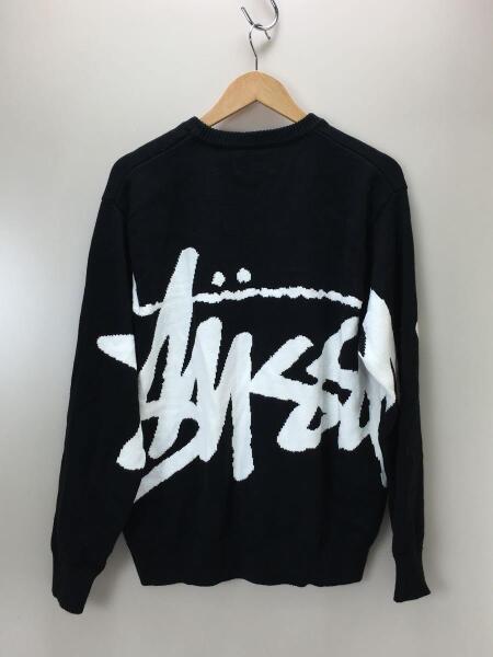 STUSSY(ステューシー) / ストックロゴセーター(厚手)/M/コットン/BLK 
