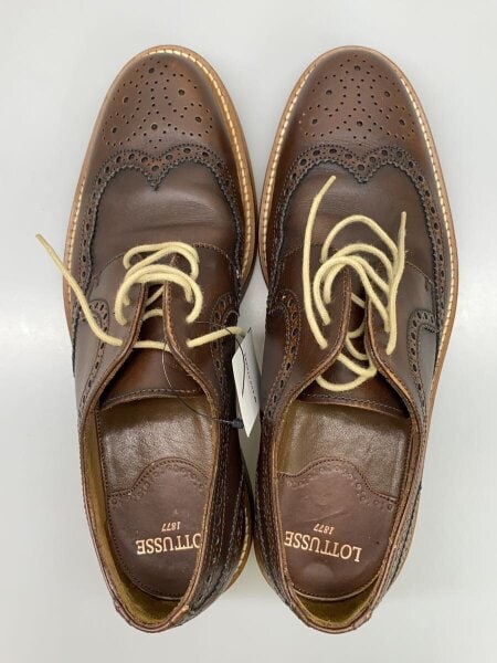 LOTTUSSE 1877ロトゥセ 新品 スペイン製 ウイングチップ 7 1/2 LOTTUSSE 1877ロトゥセ 新品 スペイン製 ウイングチップ 7 1/2