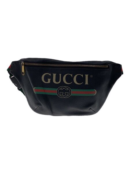 GUCCI(グッチ) / スモールベルトバッグ/レザー/BLK | 中古品の販売