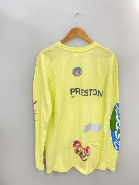 HERON PRESTON / 長袖Tシャツ/M/コットン/YLW/HMAB022S22JER001 HERON PRESTON(ヘロンプレストン) / 長袖Tシャツ/M/コットン/YLW