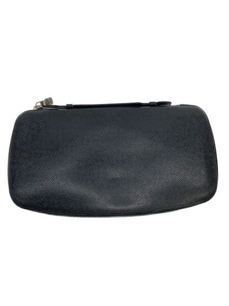 LOUIS VUITTON◇オーガナイザー・アトール_タイガ_BLK/レザー/BLK