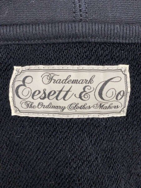 Eesett&Co(イーセットアンドコー) / ジップパーカー/34/コットン/BLK 