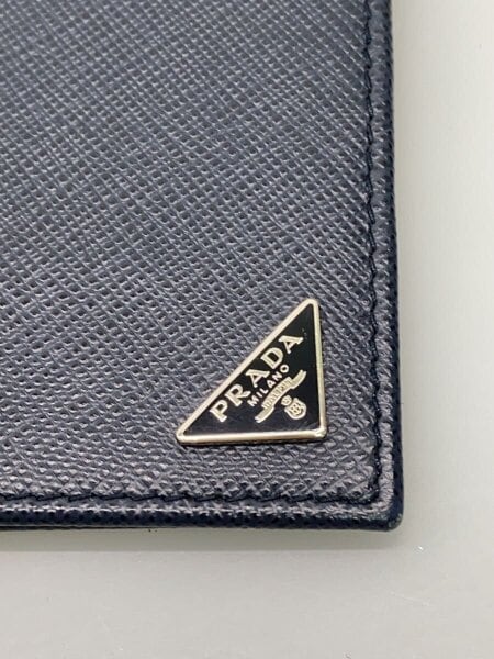 PRADA(プラダ) / 2ツ折サイフ/牛革/NVY/メンズ | 中古品の販売・通販