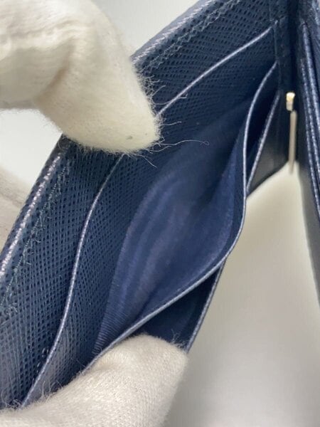 PRADA(プラダ) / 2ツ折サイフ/牛革/NVY/メンズ | 中古品の販売・通販