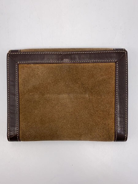 LOEWE(ロエベ) / 3つ折り財布/スウェード/BEG/レディース | 中古品の