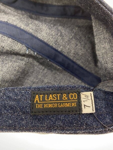 AtLast&Co デニム キャップ 【7 1/4】 AtLast&Co.(アットラスト) / キャップ/7 1/4/デニム/IDG/メンズ | 中古