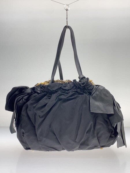 PRADA(プラダ) / ショルダーバッグ/ナイロン/BLK/BR4230/NYLON ST 