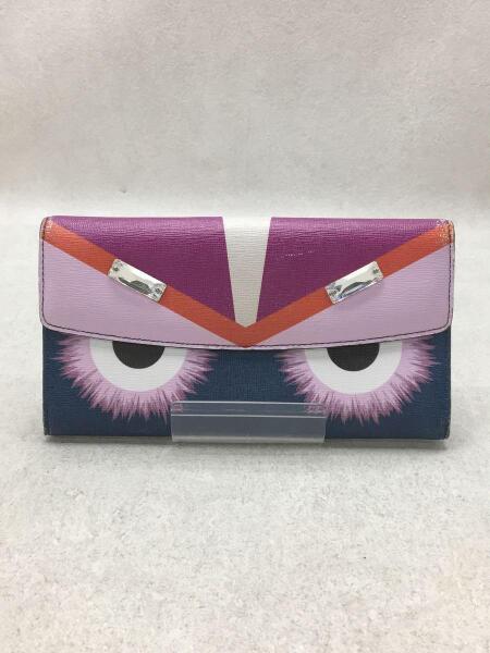 FENDI(フェンディ) / フェンディ モンスター長財布/レザー/ピンク  