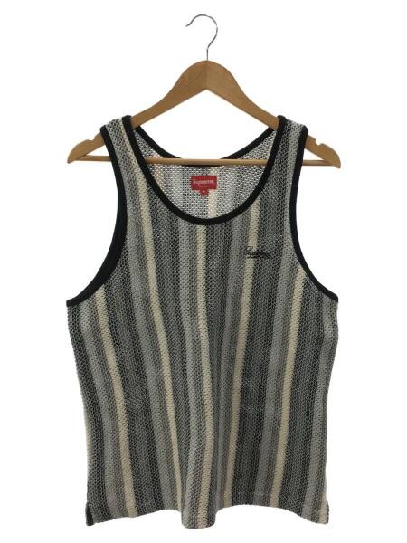 Supreme 19SS Knit Stripe Tank Top グレー調 L Supreme シュプリーム
