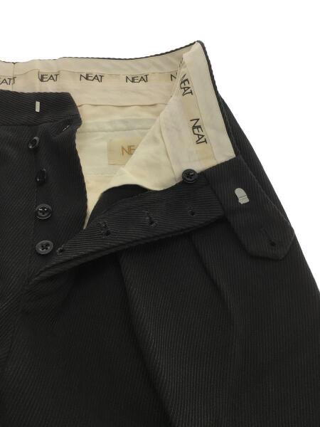 NEAT(ニート) / ストレートパンツ/48/コットン/BLK | 古着の販売・通販 