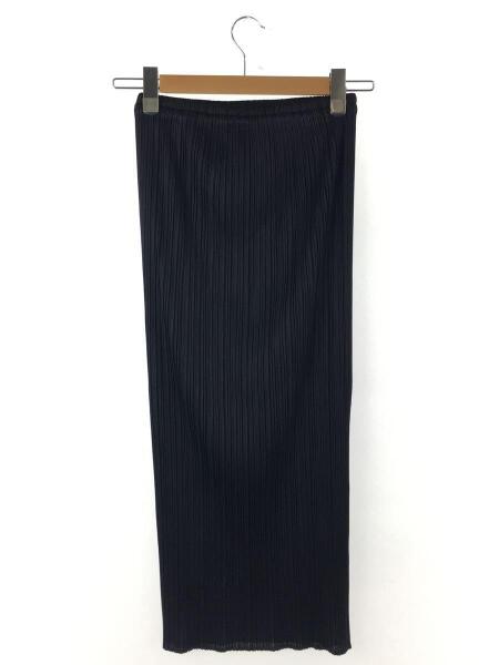 イッセイミヤケ　PLEATS PLEATS ロングスカート(サイズ2) PLEATS PLEASE ISSEY MIYAKE(プリーツプリーズイッセイミヤケ