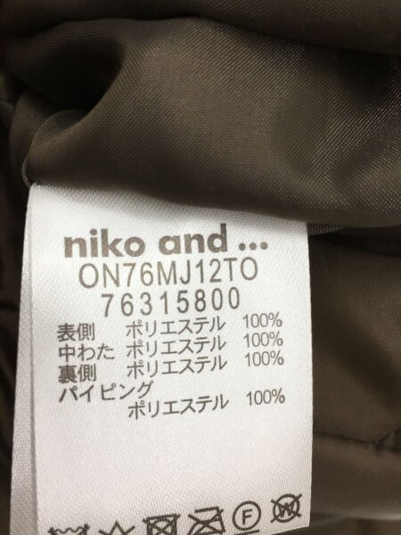 niko and(ニコアンド) / モッズコート/--/--/カーキ// | 古着の販売