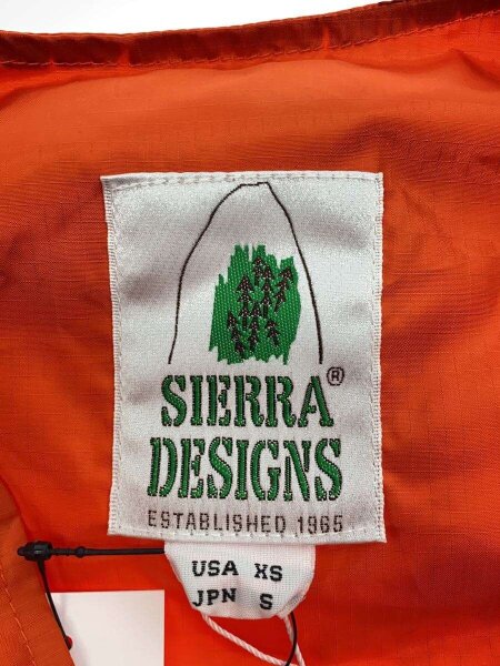 SIERRA DESIGNS(シエラデザインズ) / ダウンベスト/XS/ナイロン/ORN 