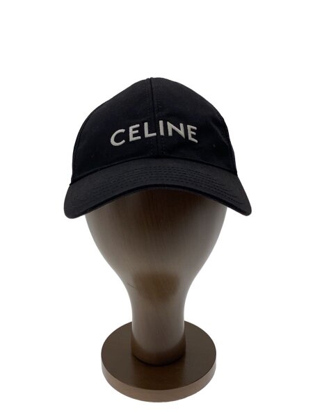本日限定価格！大人気★CELINEトリオンフ ブラック キャップ　Sサイズ CELINE キャップ ブラック S 本日限定価格！大人気☆CELINEトリオンフ