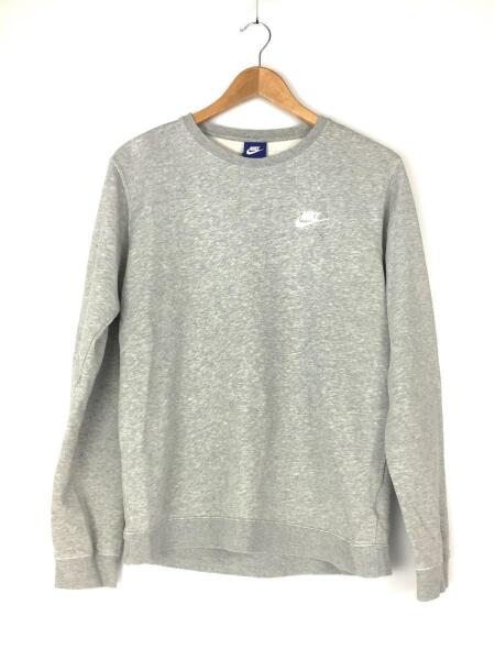NIKE(ナイキ) / スウェット/クルーネック/M/コットン/グレー/刺繍ロゴ 
