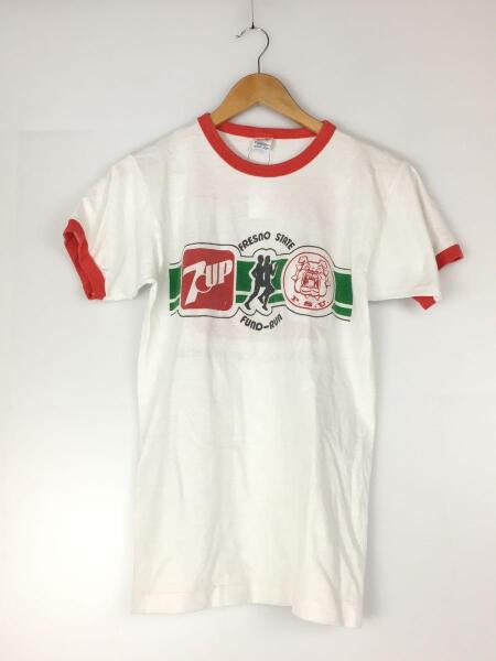 Champion(チャンピオン) / Tシャツ/M/コットン/ホワイト/80s/7up 