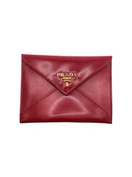 PRADA(プラダ) / コインケース/レザー/RED/無地/レディース | 中古品の 