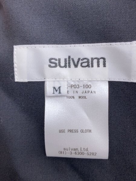 sulvam(サルバム) / サルエルパンツ/M/ウール/BLK/MX-P03-100 | 古着の