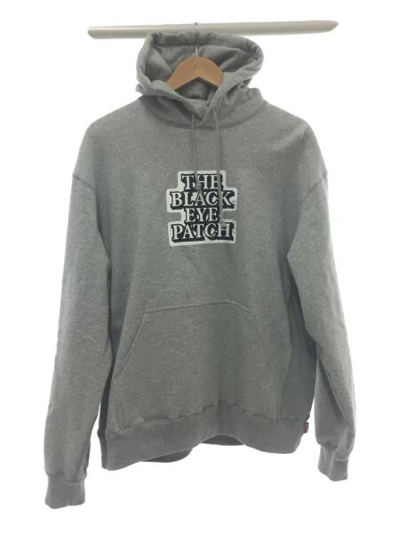 アウトレットファッション Black Eye Patch グレー パーカー L 【公式 
