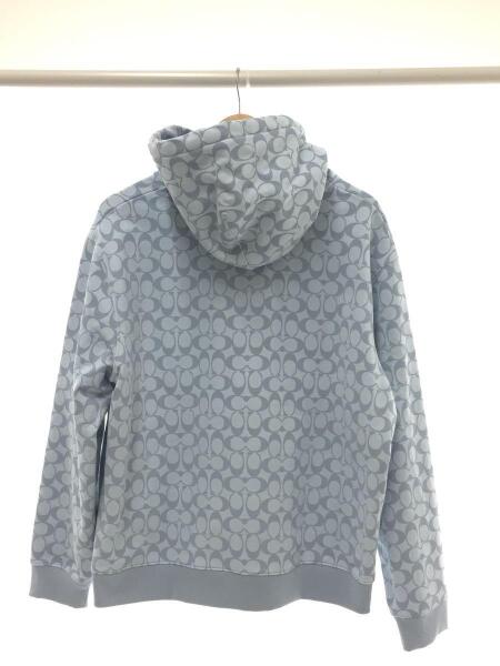 COACH(コーチ) / パーカー/L/コットン/ブルー/総柄シグネチャー 