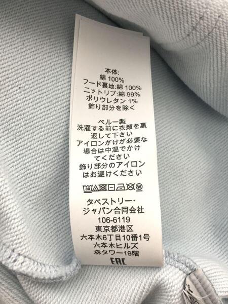 COACH 水色 フード付き パーカー COACH ロゴ入り フード付きパーカー