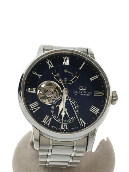 ORIENTSTAR　オリエントスター　ネイビー　シルバー　自動巻き 時計 Orient Star オリエントスター 自動巻腕時計 ネイビー 1円 ORIENT STAR