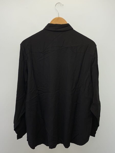 COMOLI(コモリ) / コモリ/長袖シャツ/O/レーヨン/ブラック/B01-02003