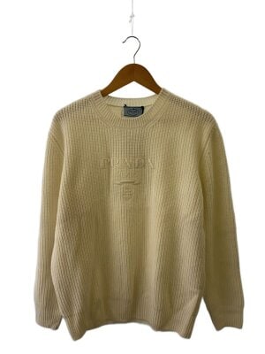 PRADA(プラダ) / ドライバーズニット/46/ウール/BLK/無地 | 古着の販売