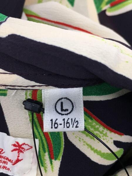 SUN SURF(サンサーフ) / アロハシャツ/L/レーヨン/ネイビー/総柄/竹