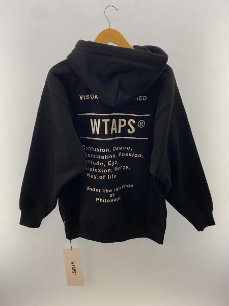 WTAPS(ダブルタップス) / 23AW/パーカー/3/コットン/ブラック/232ATDT 