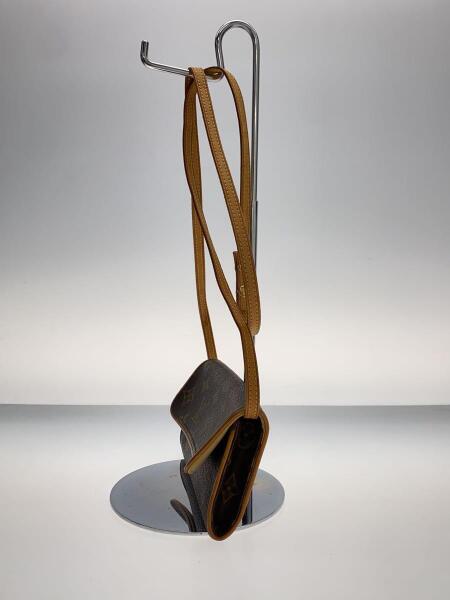 LOUIS VUITTON◇ポシェット・ツインPM_モノグラム・キャンバス_BRW/PVC