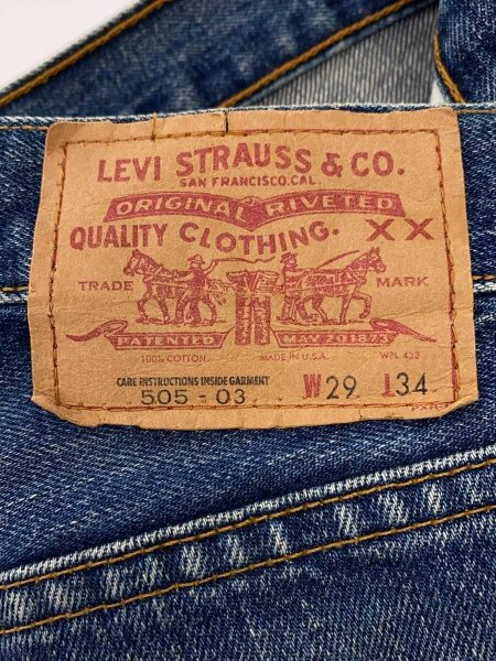 Levi's(リーバイス) / 00s/USA製/ボタン裏379/505/29/デニム/IDG/505