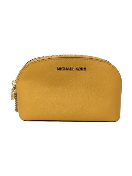 MICHAEL KORS(マイケルコース) / ポーチ/ポリエステル/イエロー/コスメ 