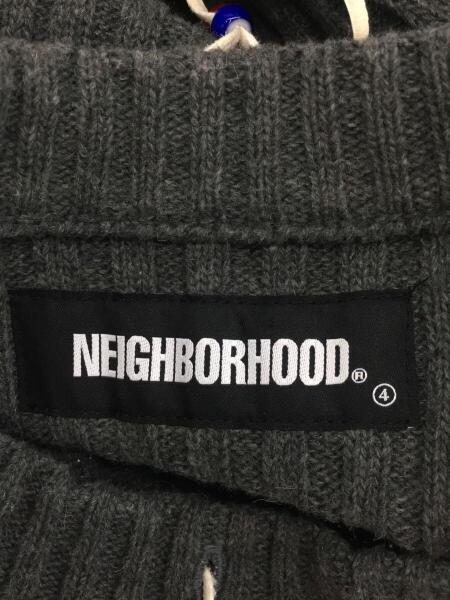 NEIGHBORHOOD(ネイバーフッド) / セーター(厚手)/L/ウール/GRY/202FUNH 