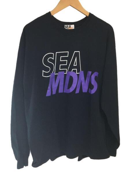 WIND AND SEA(ウィンダンシー) / 長袖Tシャツ/XL/コットン/ブラック 