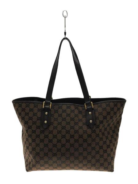 GUCCI(グッチ) / トートバッグ_GGキャンバス/キャンバス/BRW/総柄/角 