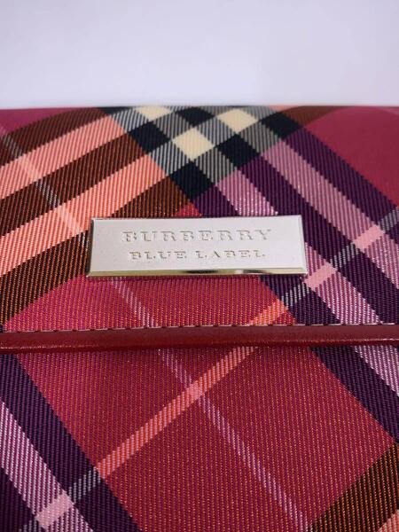 BURBERRY BLUE LABEL(バーバリーブルーレーベル) / 2つ折り財布/--/RED