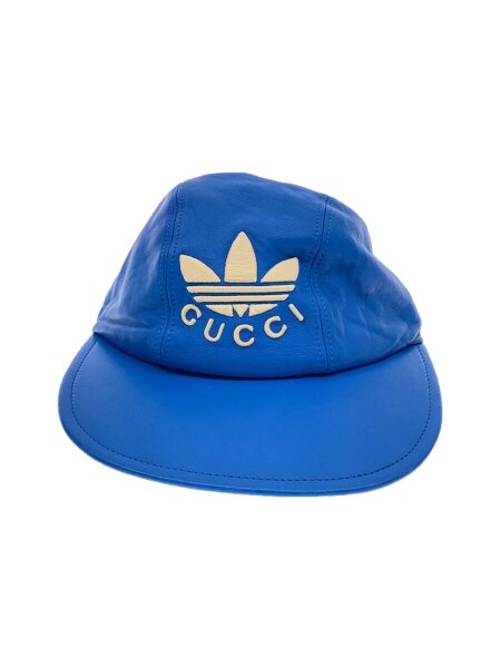GUCCI(グッチ) / ベースボールキャップ/L/ポリエステル/BLU/メンズ 
