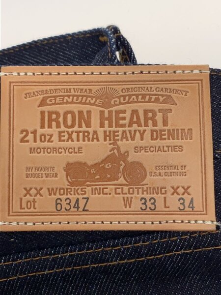IRON HEART(アイアンハート) / ストレートパンツ/33/コットン/IDG/無地 