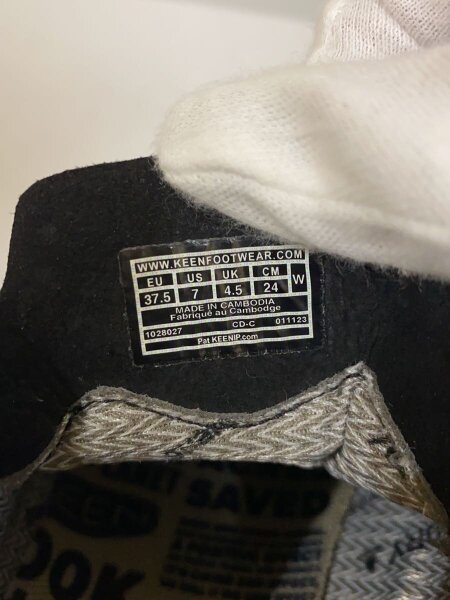 KEEN(キーン) / ローカットスニーカー/24cm/BLK/1028027 | 中古品の