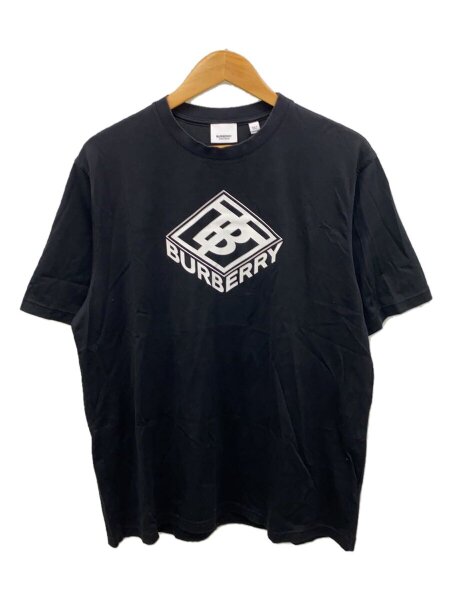 BURBERRY(バーバリー) / Tシャツ/M/コットン/ブラック/ロゴプリントT 