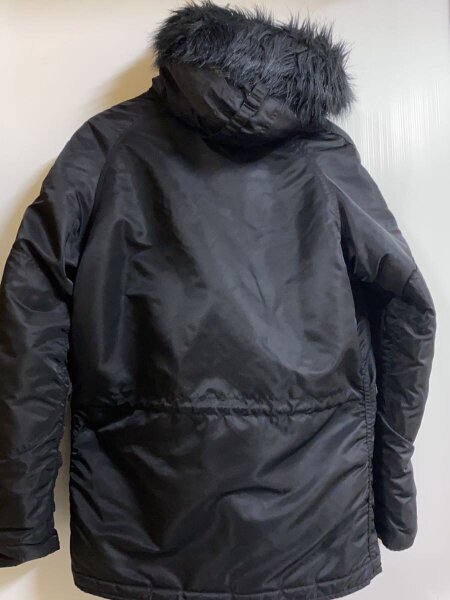 ALPHA INDUSTRIES / ナイロンジャケット/S/ナイロン/BLK/無地/N-3B ALPHA INDUSTRIES(アルファインダストリーズ) / ナイロンジャケット/S