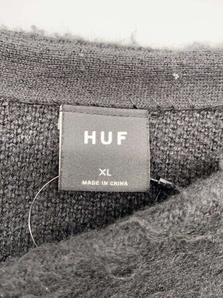 HUF(ハフ) / カーディガン(厚手)/XL/アクリル/ブラック/PALISADES 
